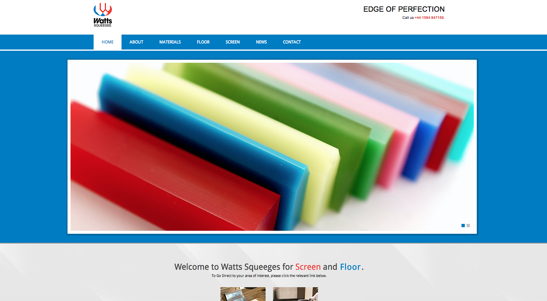 New Watts Squeegee Website